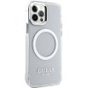 Guess GUHMP12MHTRMS iPhone 12/12 Pro 6.1 srebrny/silver hard case Metal Outline Magsafe